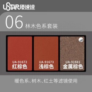U-Star UA-91673 Aging Enamel Powder Light Brown