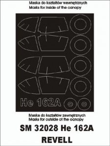 Montex SM32028 He-162 REVELL