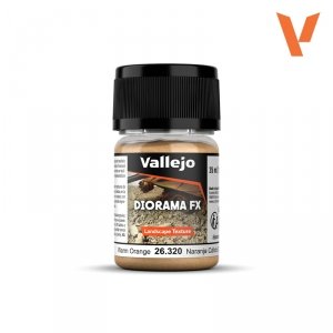 Vallejo 26320 Warm Orange 0.1-1 mm - Diorama FX Landscape Texture 30ml