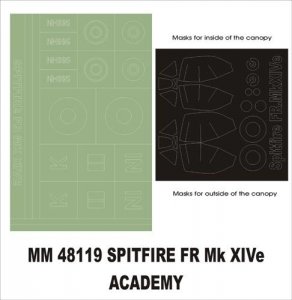 Montex MM48119 Spitfire FR Mk XIVe ACADEMY