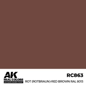 AK Interactive RC863 Rot (Rotbraun)-Red (Red Brown) RAL 8013 17 ml