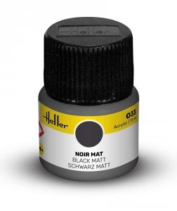 Heller 9033 033 Black - Matt 12ml