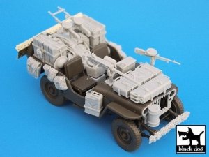 Black Dog T35014 British SAS Jeep Africa for TamiyaItaleri 1/35