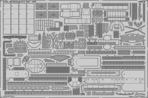 Eduard 53216 USS Saratoga CV-3 pt.1 TRUMPETER 1/350