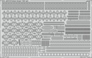 Eduard 53247 USS CV-10 Yorktown AA guns 1/350 TRUMPETER