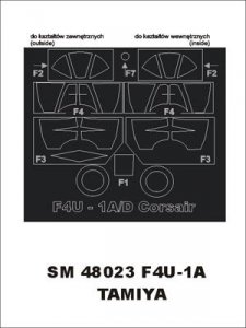 Montex SM48023 F4U1A Corsair TAMIYA