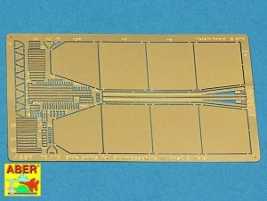 Aber 72A12 Osłony boczne do Sturmgeschutz III (późne) / Side skirts for Sturmgeschutz III (Late model) 1/72