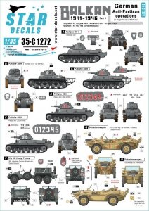 Star Decals 35-C1272 Balkan WW2 # 3 1/35