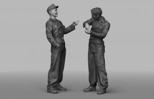 Panzer Art FI35-077 German tankers telling jokes set 1/35