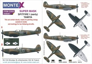 Montex K48367 SPITFIRE I (early) 1/48