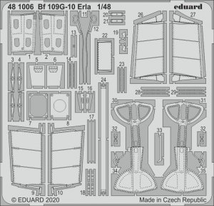 Eduard 481006 Bf 109G-10 Erla for EDUARD 1/48