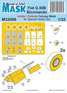 Special Hobby M32006 Fiat G.50B Bicomando 1/32