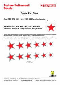 Techmod 48132 Soviet Red Stars 1/48