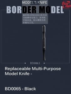 Border Model BD0065 Multi Models Knife 3 in1 Black