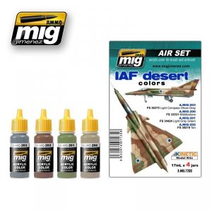 AMMO of Mig Jimenez 7200 IAF DESERT COLORS