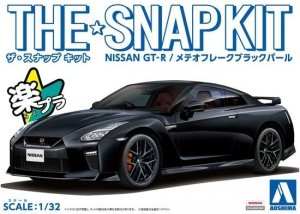 Aoshima 05640 The Snap Kit Nissan GT-R Meteor Flake Black Pearl 1/32