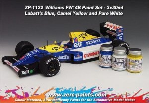 Zero Paints ZP-1122 Williams FW14B Paint Set 3x30ml