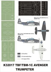 Montex K32017 TBF-1C Avenger 1/32