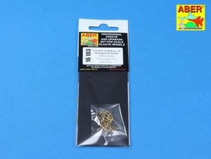 Aber 16103 Turned imitation of Hexagonal bolts 1,55mm x 30pcs. (1:16)