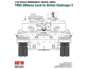Rye Field Model 5054 TR60 Workable Track Links for Challenger 2 1/35