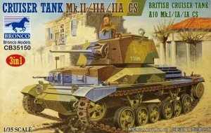 Bronco CB35150 British Cruiser Tank Mk. II, IIA IIA CS (1:35)