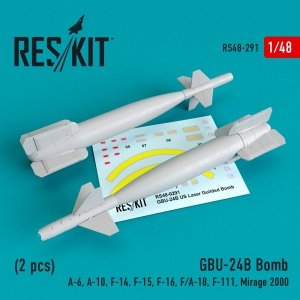 RESKIT RS48-0291 GBU-24B BOMBS (2 PCS) 1/48