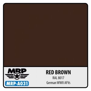 Mr. Paint MRP-A031 Red Brown (RAL 8017) - aqua colors - 17ml
