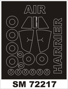 Montex SM72217 HS HARRIER GR.3 AIRFIX