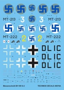 Techmod 48078 - Messerschmitt Bf 109G-2 (1:48)
