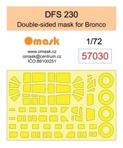 Omask 57030 DFS 230 double-sided mask (for Bronco) 1/72