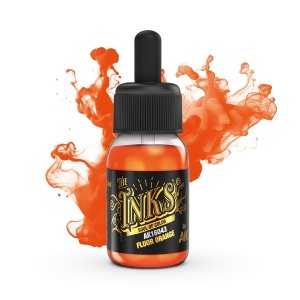 AK Interactive AK16043 FLUOR ORANGE – INK 30ml
