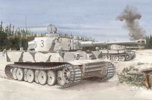 Dragon 7376 Tiger I, Initial Production s.Pz.Abt.502 Leningrad Region 1942/43 (1:72)