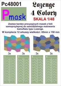 P-Mask PC48001 LOZENGE 4 KOLORY (1:48)