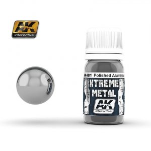 AK Interactive AK481 XTREME METAL POLISHED ALUMINIUM 30ml