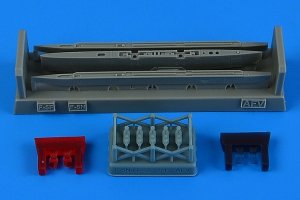 Aires 4923 F-5F/N Tiger II pylons & missile launchers AFV Club 1/48