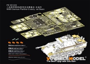 Voyager Model PE351223 WWII German Panther G Late ver.Basic For MENG TS-054 1/35