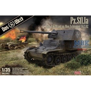 Das Werk DW35017 Pz.Sfl. Ia - 5cm Pak 38 auf gp. Mun Schlepper 1/35