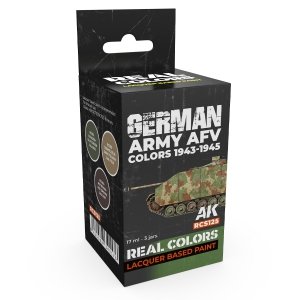 AK Interactive RCS125 German Army AFV Colors 1943-1945 3x17ml