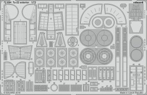 Eduard 72694 Tu-22 exterior 1/72 TRUMPETER