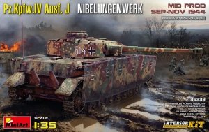 MiniArt 35339 Pz.Kpfw.IV Ausf. J Nibelungenwerk. MID PROD. SEP-NOV 1944 INTERIOR KIT 1/35