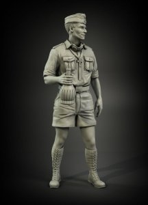 Panzer Art FI35-084 DAK tankers RK award ceremony No.1  1/35