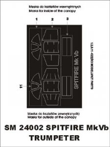 Montex SM24002 Spitfire Mk V B TRUMPETER