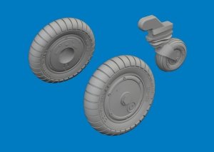 Eduard 672405 Bf 109G-6 wheels Tamiya 1/72