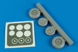 Aires 4540 Me-262A wheels & paint mask 1/48 HOBBY BOSS