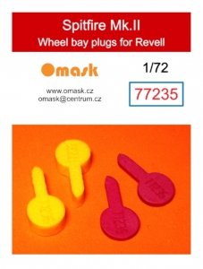 Omask 77235 Spitfire Mk.II wheel bay plugs (for Revell) 1/72