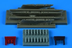 Aires 4919 RF-5E Tiger II pylons & missile launchers AFV Club 1/48