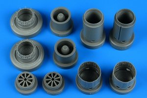 Aires 4828 Rafale exhaust nozzles 1/48 REVELL