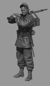Panzer Art FI35-221 Waffen-SS MG42 ammo carrier 1/35