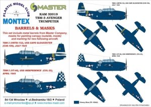 Montex KAM32019  TBF-3 Avenger 1/32