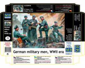 Master Box 35211 German military men, WWII era 1/35